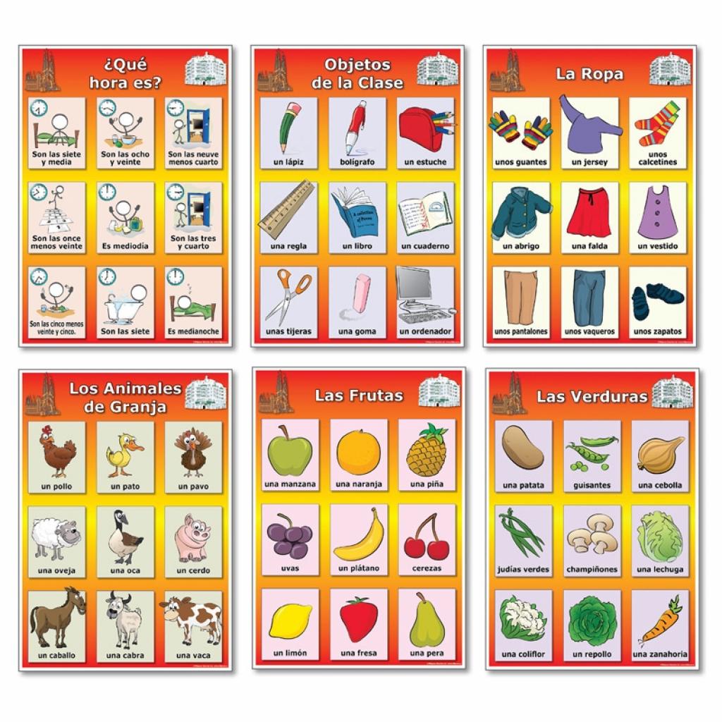Spanish Vocabulary Posters Set 3 Wildgoose Education choose-your-favourite-character-and-comment-down-odin-and-thor-which