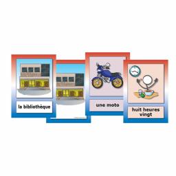 French Town, Transport & Time Flashcards