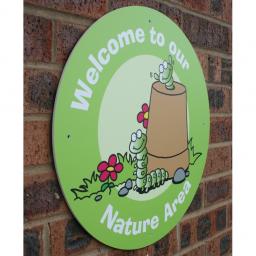 Nature Area Welcome Circle Outdoor Board