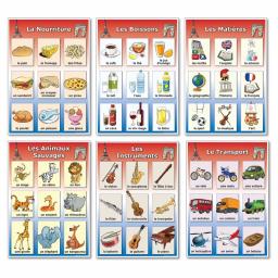 French Vocabulary Poster Bundle
