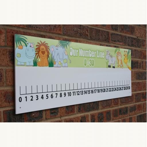 Jungle Numberline 0-30 Outdoor Board