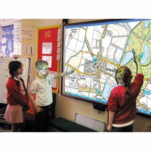 Our School Aerial Whiteboard Maps