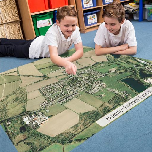 Our School Playmat - Aerial