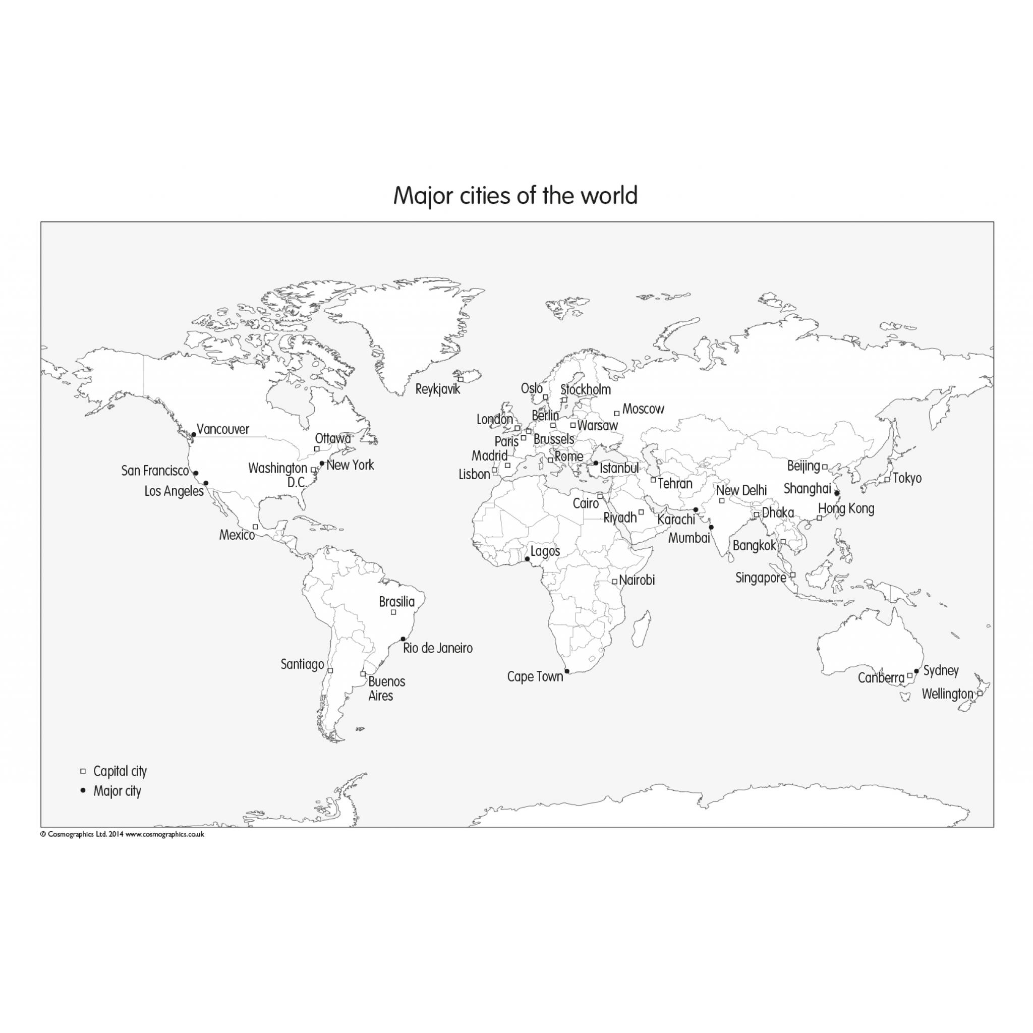 ranking global cities worksheet