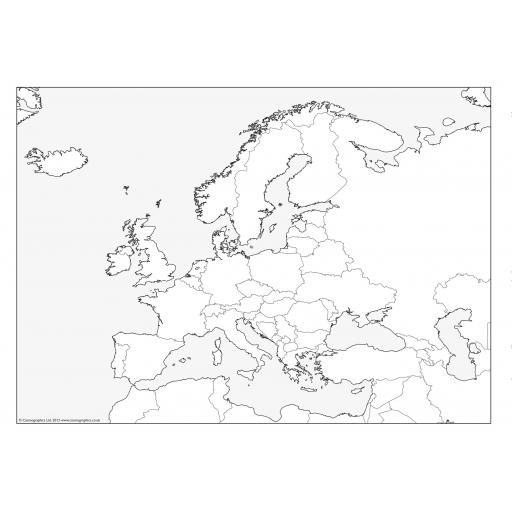 Cosmographics_Europe Outline_Map
