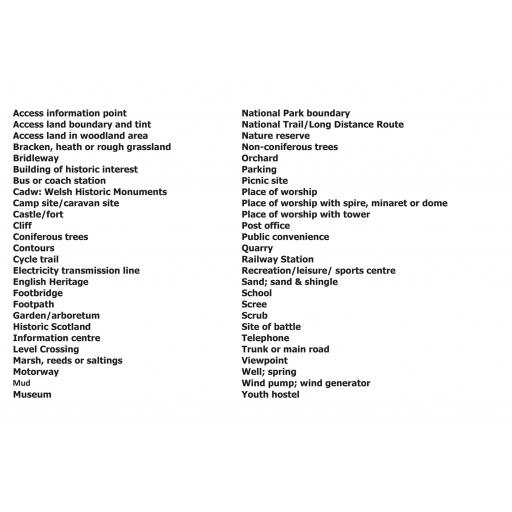 Os Map Symbols Match Wildgoose Education