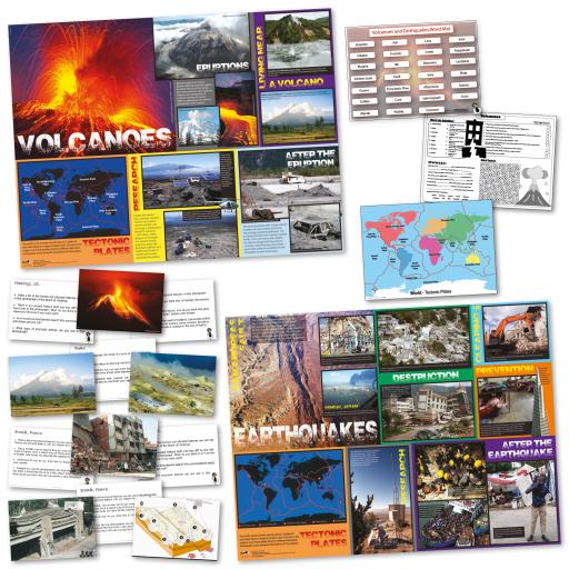 Volcanoes and Earthquakes Curriculum Pack